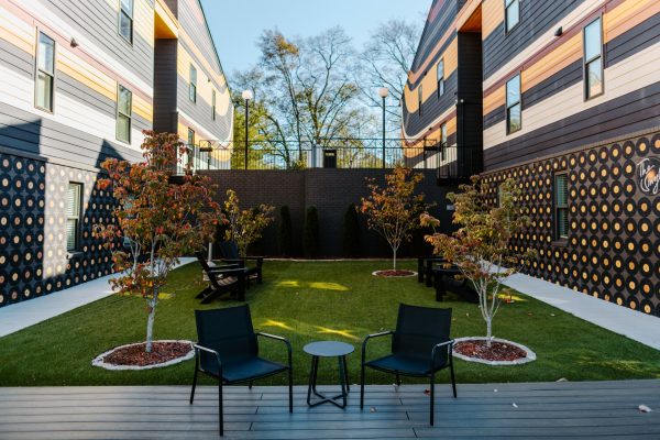 The Vinyl hotel outdoor area