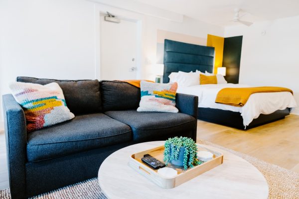 The Vinyl hotel bedroom