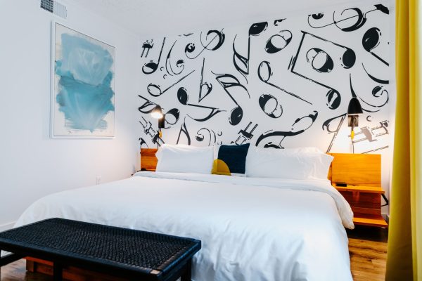 The Vinyl hotel bedroom
