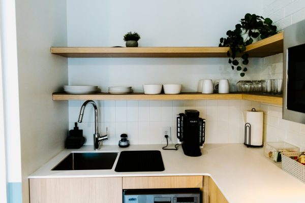 The Vinyl hotel kitchen